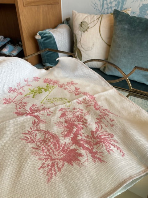 【数量限定】ふきん　春(紅茶舗治郎兵衛オリジナル）